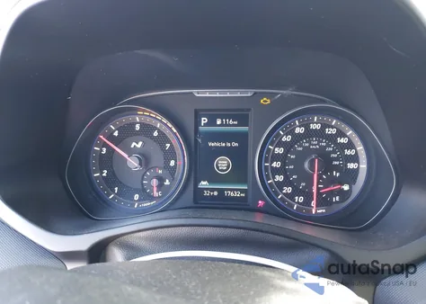 2022 Hyundai Veloster N z USA, uszkodzony, nr VIN KMHT36AH3NU014854